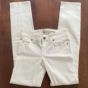 Cream Colored Skinny Jeans